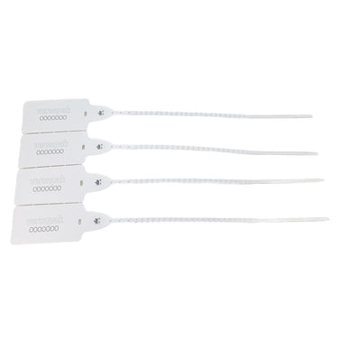 VersaTight XL - Durchziehplombe mit XL-Fahne (nummeriert) - 
Weiss Streifen